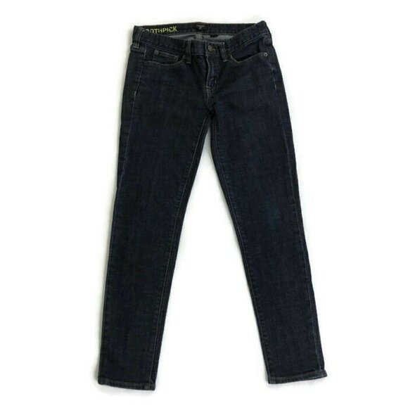 J. Crew Factory Denim - J. Crew Factory Women's Size 25 Skinny Jeans Toothpick Dark Wash Blue EUC